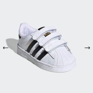 Adidas Superstar Shoes for toddler size 6